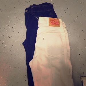 Men’s regular and levi jeans